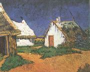 Vincent Van Gogh, Three White Cottages in Saintes-Maries (nn04)